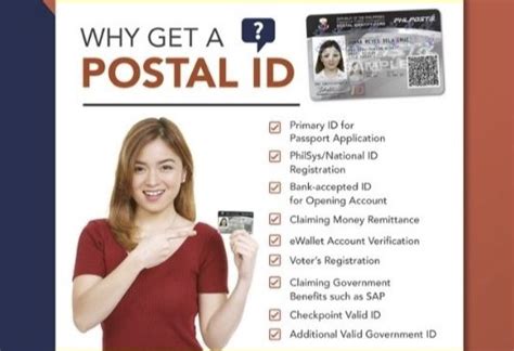 how to get postal id.